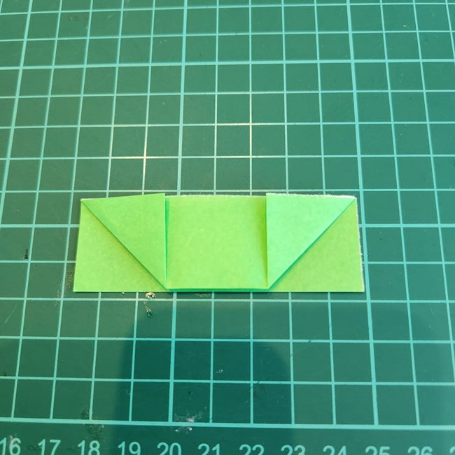 折り紙でミッフィーの指人形｜作り方折り方②体(6)