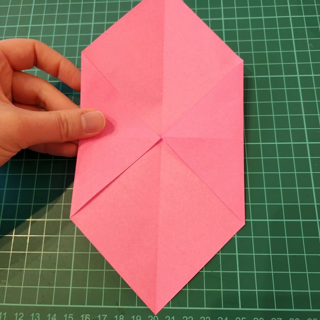 ポケモンZリング(ゼットリング)の折り紙の折り方作り方①リング前半(6)