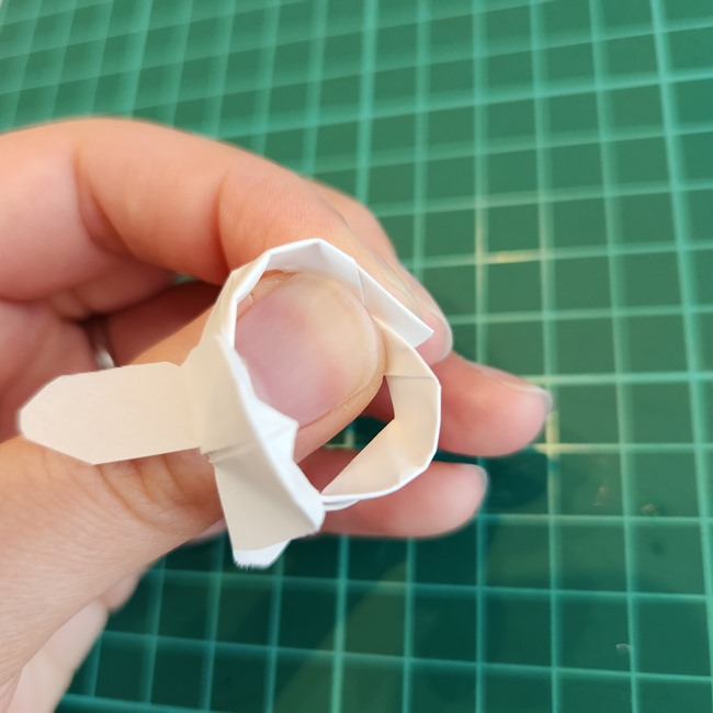 折り紙 ミッフィーの指輪の折り方作り方(24)