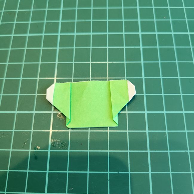 折り紙でミッフィーの指人形｜作り方折り方②体(21)