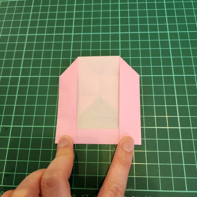 コッシーの折り紙の折り方作り方②椅子の形(13)