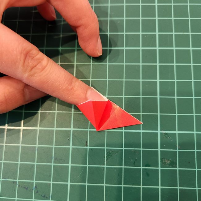 ポケモンZリング(ゼットリング)の折り紙の折り方作り方③クリスタル(5)