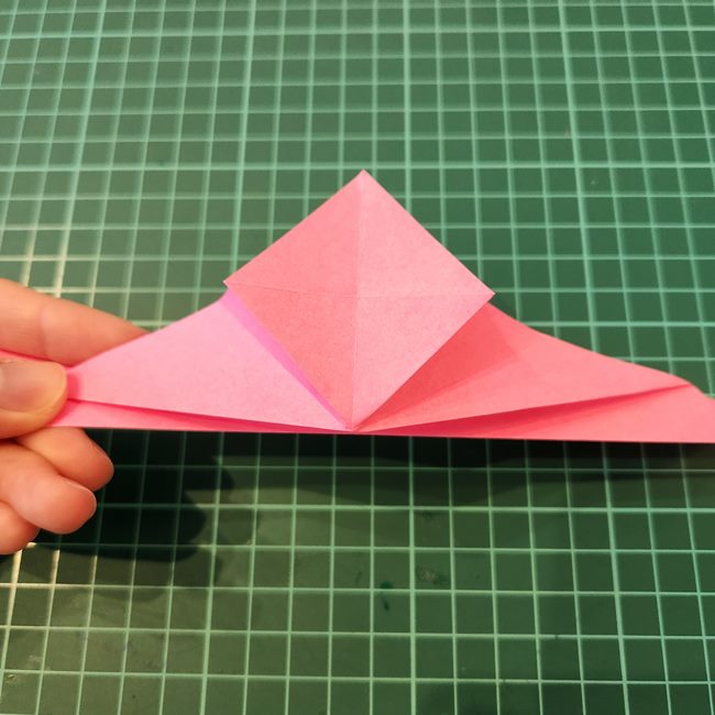 ポケモンZリング(ゼットリング)の折り紙の折り方作り方②リング後半(11)