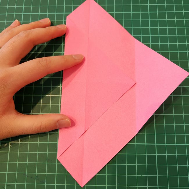 ポケモンZリング(ゼットリング)の折り紙の折り方作り方①リング前半(8)