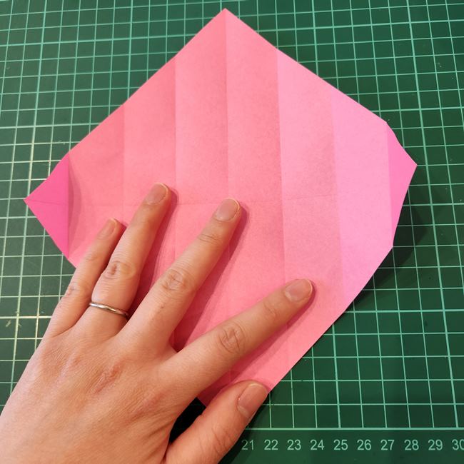 ポケモンZリング(ゼットリング)の折り紙の折り方作り方①リング前半(11)