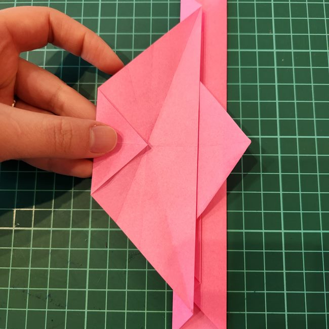 ポケモンZリング(ゼットリング)の折り紙の折り方作り方②リング後半(6)
