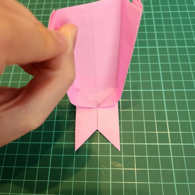 コッシーの折り紙の折り方作り方②椅子の形(12)