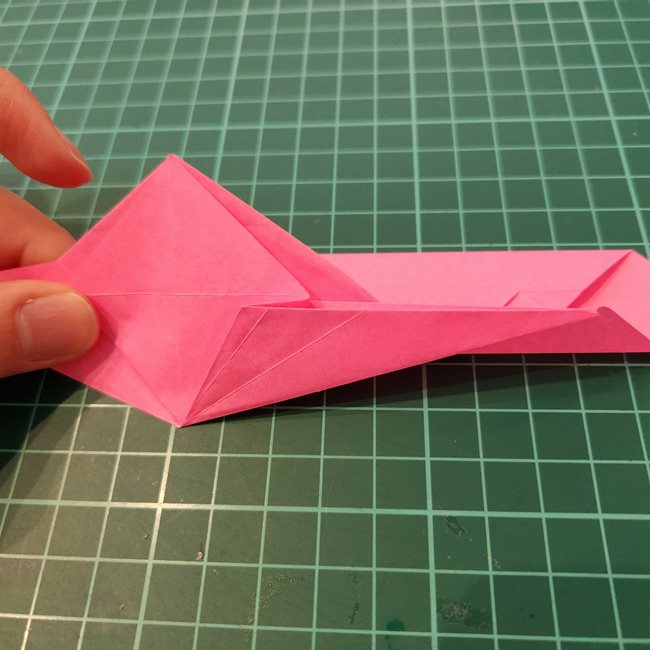 ポケモンZリング(ゼットリング)の折り紙の折り方作り方②リング後半(19)