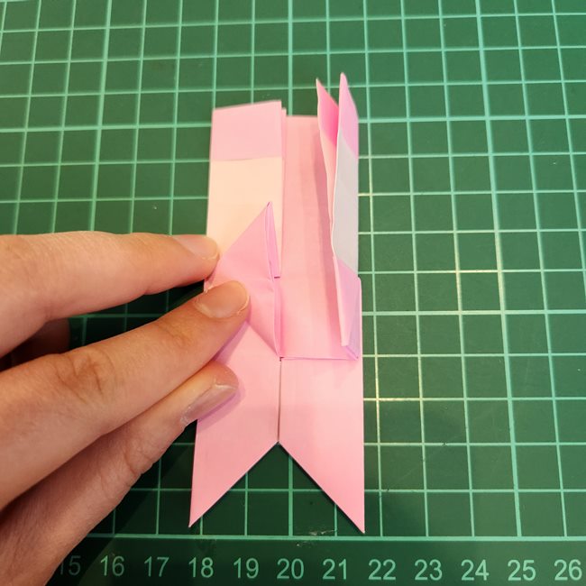 コッシーの折り紙の折り方作り方②椅子の形(22)