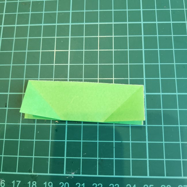 折り紙でミッフィーの指人形｜作り方折り方②体(7)