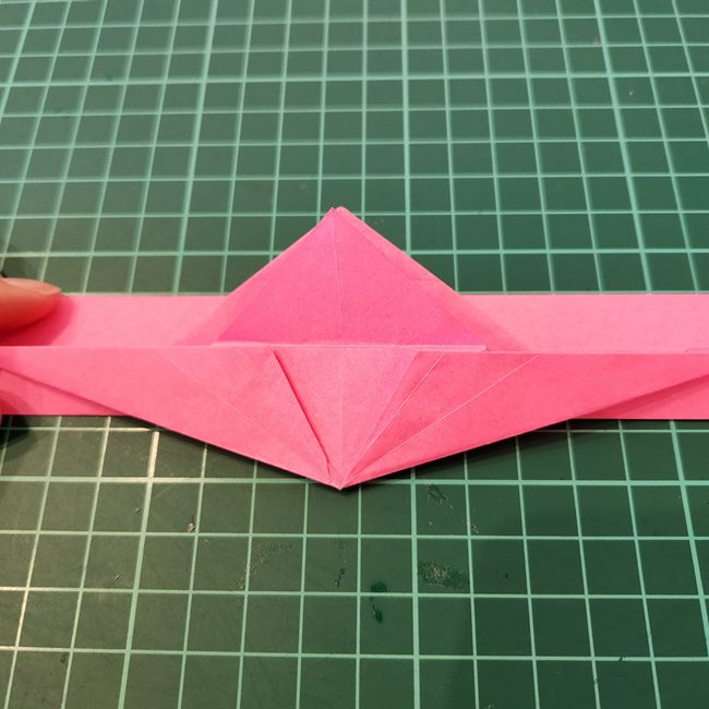 ポケモンZリング(ゼットリング)の折り紙の折り方作り方②リング後半(20)