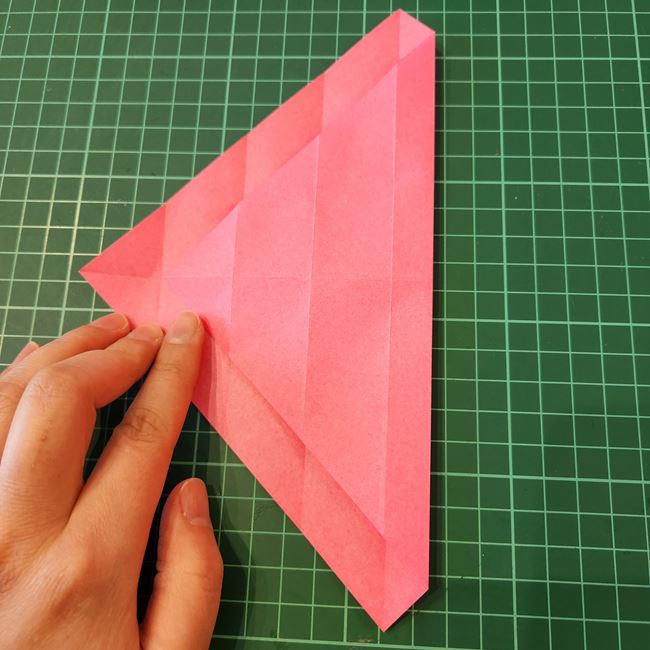ポケモンZリング(ゼットリング)の折り紙の折り方作り方①リング前半(12)