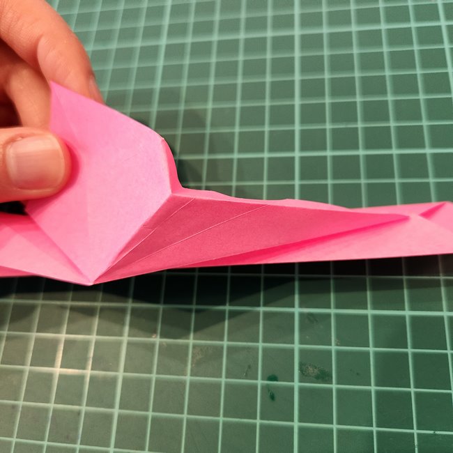 ポケモンZリング(ゼットリング)の折り紙の折り方作り方②リング後半(18)