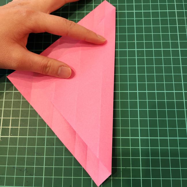 ポケモンZリング(ゼットリング)の折り紙の折り方作り方①リング前半(14)