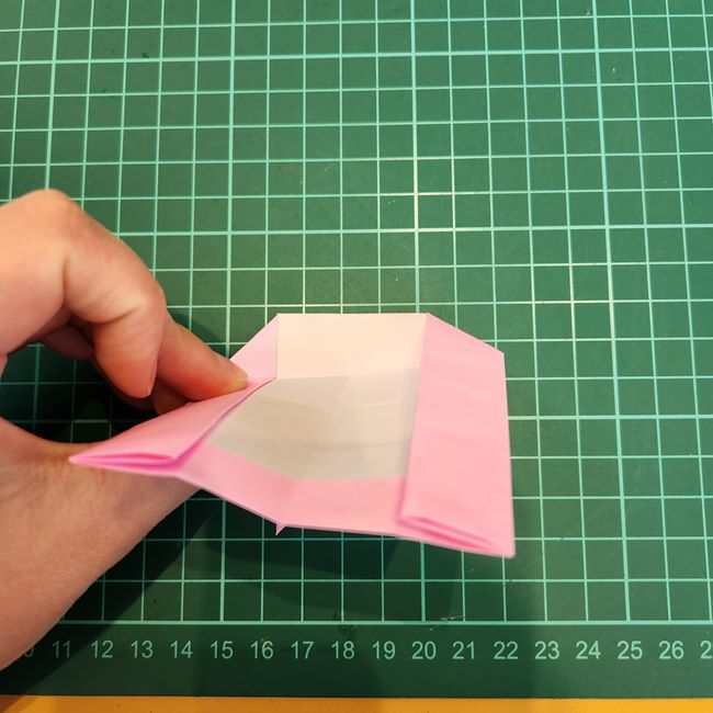 コッシーの折り紙の折り方作り方②椅子の形(14)