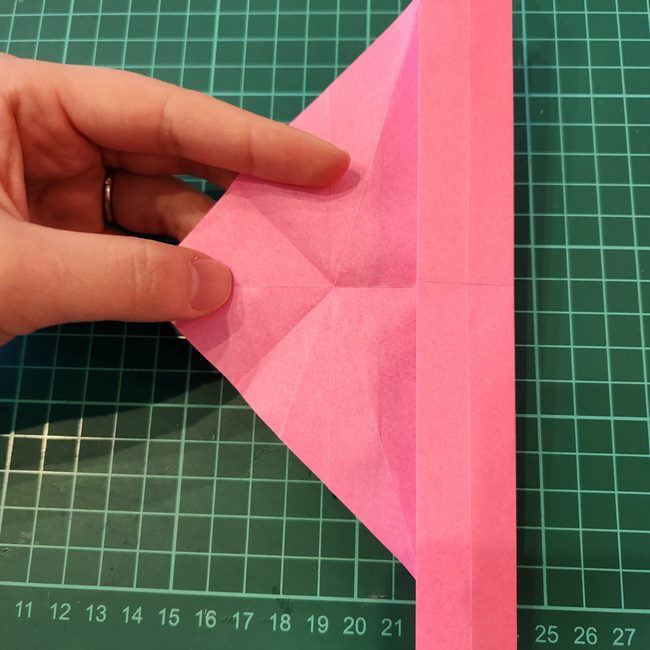 ポケモンZリング(ゼットリング)の折り紙の折り方作り方②リング後半(9)
