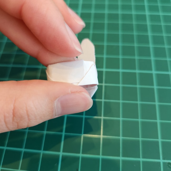 折り紙 ミッフィーの指輪の折り方作り方(25)