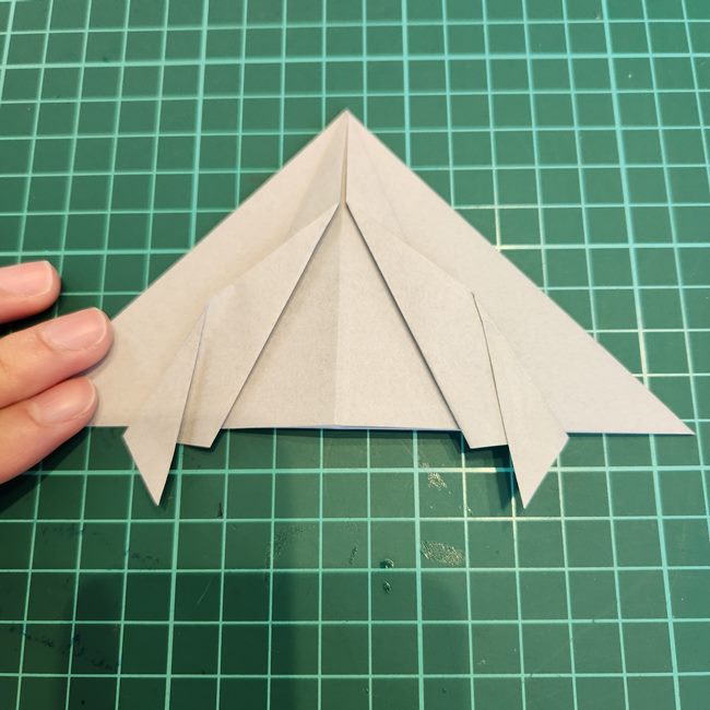 ポケモンの折り紙 レシラムの折り方作り方(13)