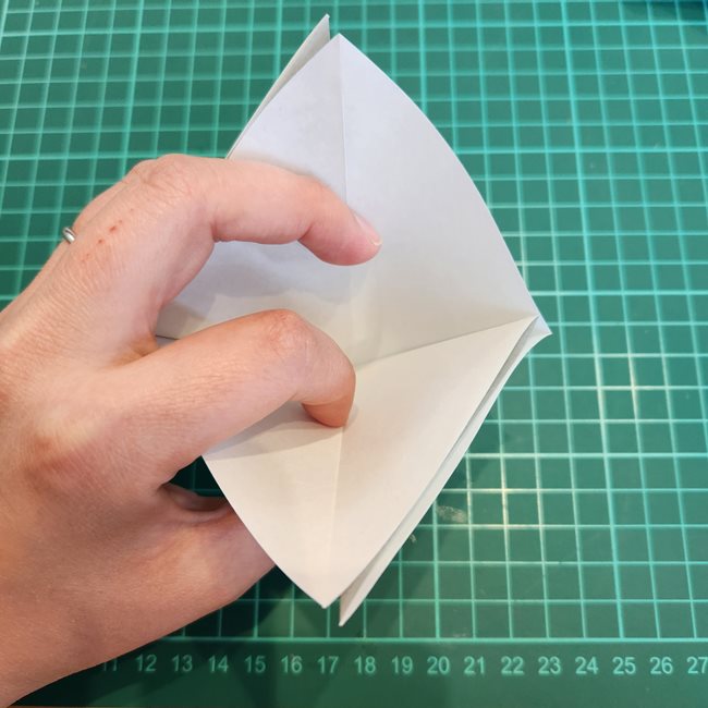 ポケモンの折り紙 レシラムの折り方作り方(8)