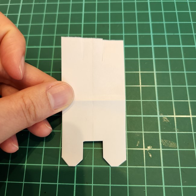 折り紙でミッフィーのしおりの簡単な作り方折り方②からだ(12)