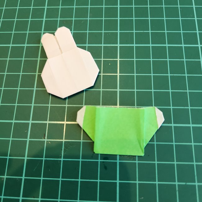 折り紙でミッフィーの指人形｜作り方折り方②体(26)