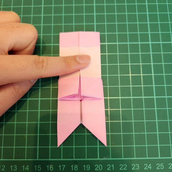 コッシーの折り紙の折り方作り方②椅子の形(20)