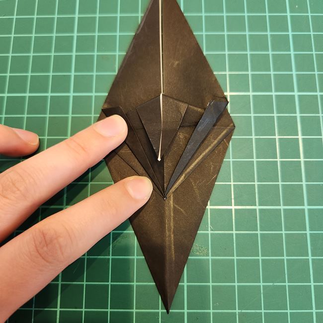 ゼクロムの折り紙の折り方作り方(26)