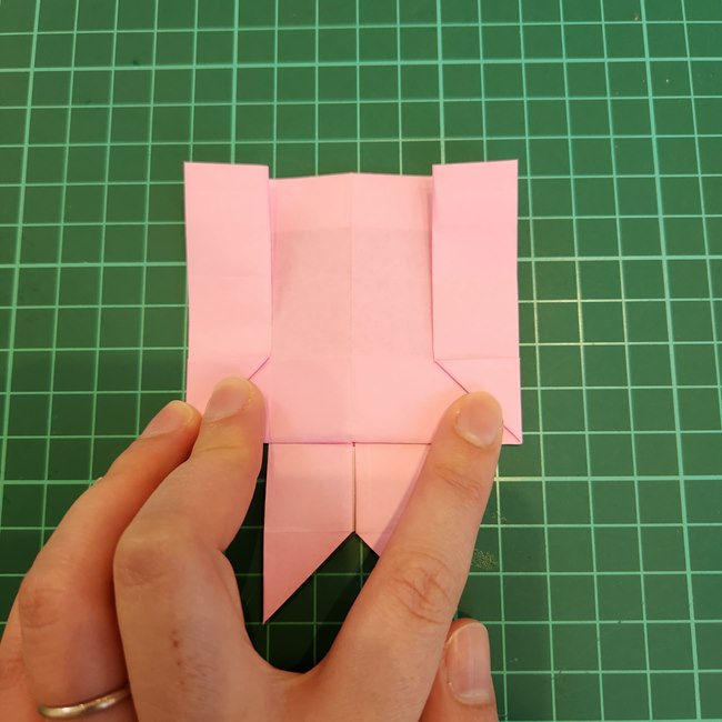 コッシーの折り紙の折り方作り方②椅子の形(19)