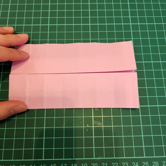 コッシーの折り紙の折り方作り方①折り筋(12)
