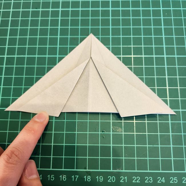 ポケモンの折り紙 レシラムの折り方作り方(12)