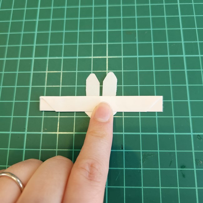 折り紙 ミッフィーの指輪の折り方作り方(22)