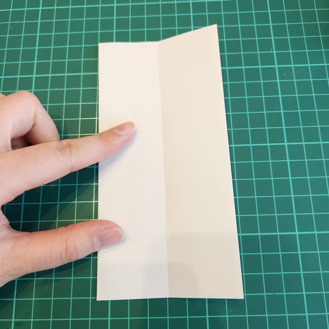 ミッフィーの折り紙 ぴょんぴょん飛ぶ折り方作り方①顔(4)