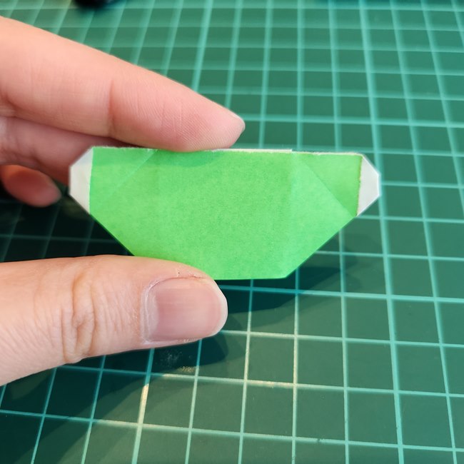 折り紙でミッフィーの指人形｜作り方折り方②体(19)