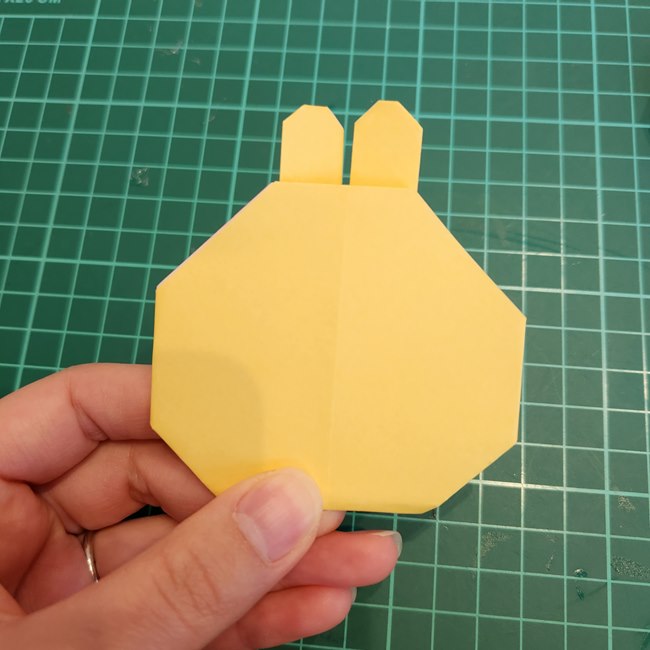 ちいかわ うさぎの折り紙の簡単な折り方作り方(12)