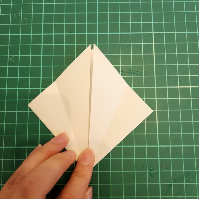 ちいかわの顔の折り紙｜簡単な折り方作り方(7)