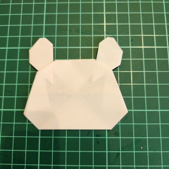ちいかわ モモンガの折り紙の折り方作り方④貼り合わせ(2)