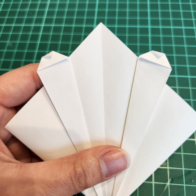 ちいかわの顔の折り紙｜簡単な折り方作り方(10)