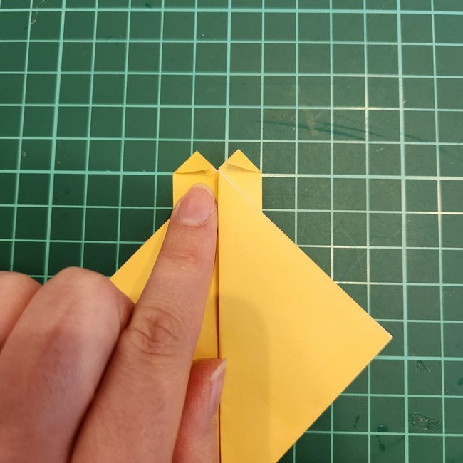 ちいかわ うさぎの折り紙の簡単な折り方作り方(7)