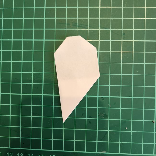 ちいかわ モモンガの折り紙の折り方作り方③しっぽ(3)