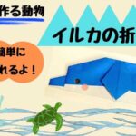 折り紙のイルカの折り方は簡単！幼児からも人気な動物