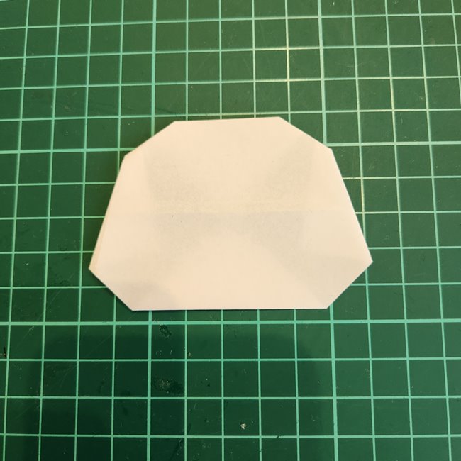 ちいかわ モモンガの折り紙の折り方作り方①顔(7)
