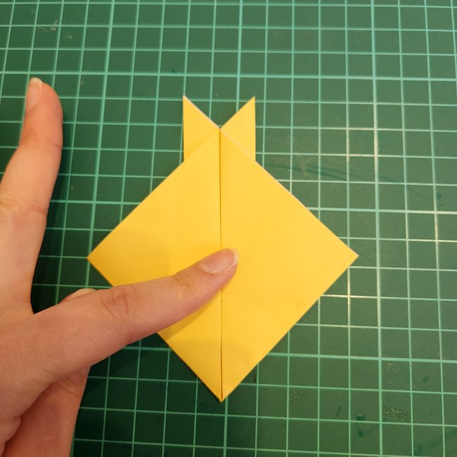 ちいかわ うさぎの折り紙の簡単な折り方作り方(6)