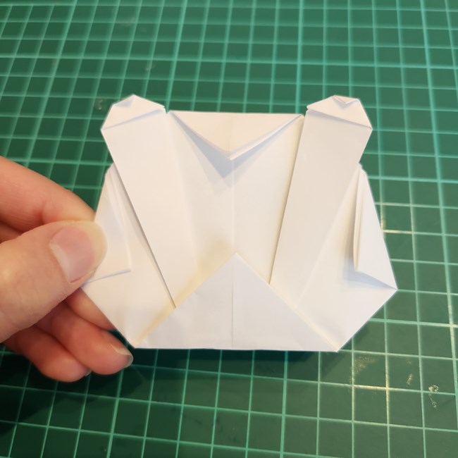 ちいかわの顔の折り紙｜簡単な折り方作り方(12)