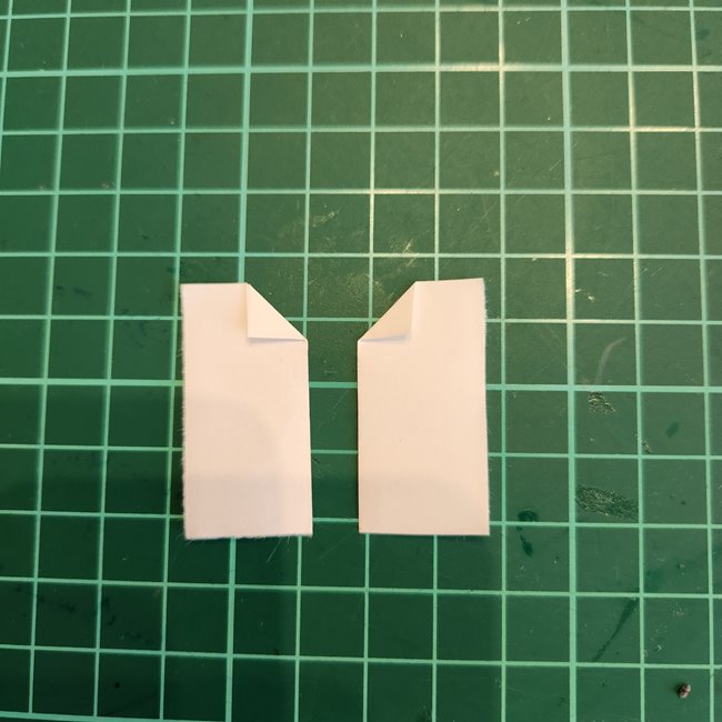 ちいかわ モモンガの折り紙の折り方作り方②耳(7)