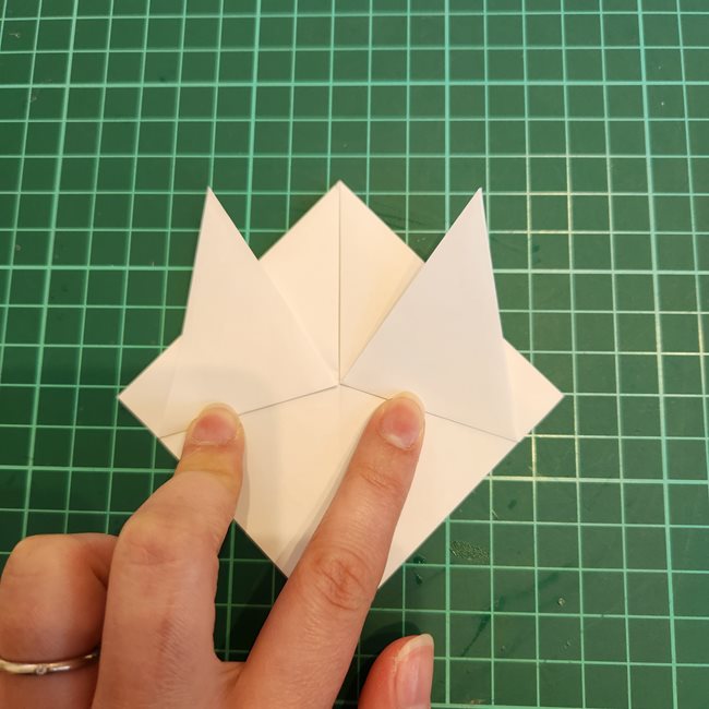 ちいかわハチワレの折り紙の折り方作り方(7)