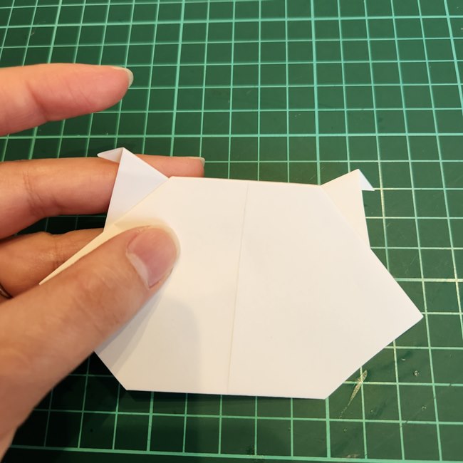 ちいかわハチワレの折り紙の折り方作り方(10)