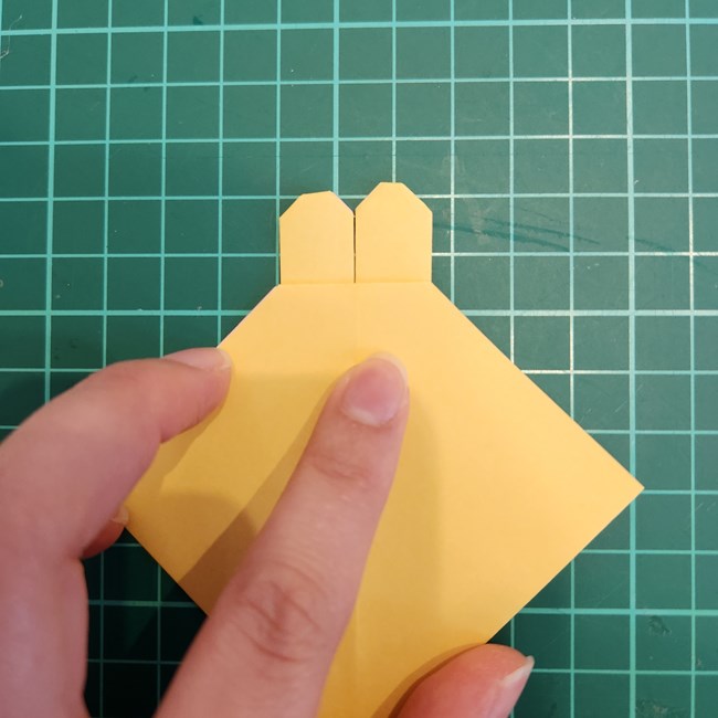 ちいかわ うさぎの折り紙の簡単な折り方作り方(11)