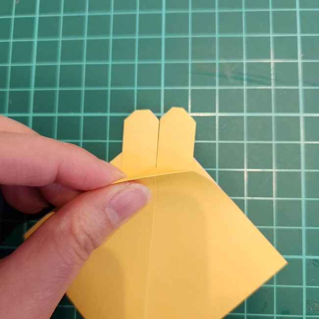 ちいかわ うさぎの折り紙の簡単な折り方作り方(10)