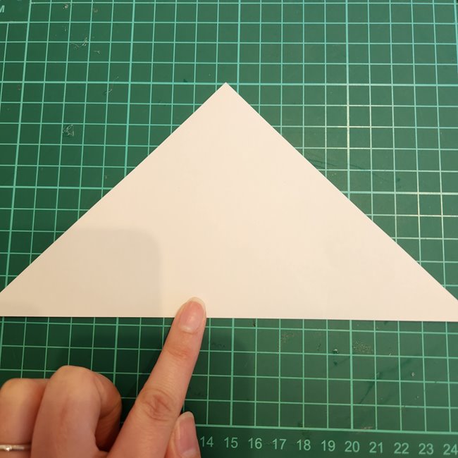 ちいかわの顔の折り紙｜簡単な折り方作り方(2)