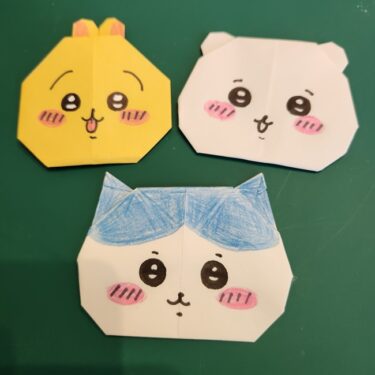 ちいかわハチワレの折り紙 折り方作り方｜簡単に手作りできる猫のキャラクターを手作り